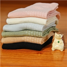 【清仓特价】caramella女士棉袜全棉提花短袜舒适品牌袜子批发