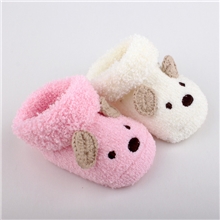 外贸原单新生婴儿卡通立体动物毛圈袜宝宝手工毛巾地板鞋不易掉