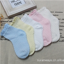 厂家直销批发供应2013夏季薄款外贸全棉网眼童袜、外贸童袜