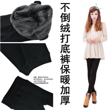 厂家批发高腰不倒绒打底裤保暖一体裤无缝女士打底裤不倒绒