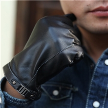 2013秋冬新款男士真皮防寒保暖iphone/ipad分指触摸屏手套批发