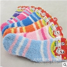 13677儿童毛巾袜半边绒童袜儿童保暖袜加厚款厂家批发