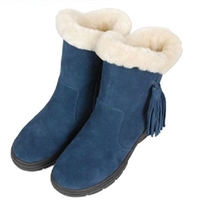 澳洲羊皮毛一体保暖羊毛鞋休闲中筒雪地靴潮流女