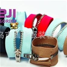 【2012热卖】精美优质3#隐形蕾丝布边拉链尼龙拉链