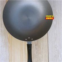 郏县炊具厂家供应32铸铁平底不粘炒锅促销礼品赠品