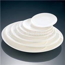 供应A5100%密胺餐具仿瓷平盘骨碟5寸至12寸多种尺寸浅盘