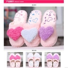 2013新款爆款韩版大爱心室内棉拖鞋/家居棉拖鞋厂家批发棉拖鞋