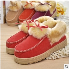 新款棉雪地靴情侣棉鞋包跟棉鞋月子家居8828糖果色可爱棉鞋批发