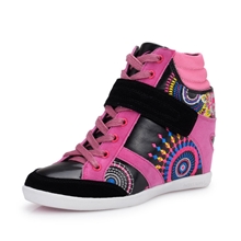 单鞋批发2013秋季新款潮流女休闲鞋韩版透气内增高鞋女单鞋