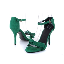 2013夏季新款凉鞋欧美潮真皮蝴蝶结性感细高跟女鞋高跟鞋凉鞋女鞋