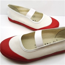 晨练体操运动鞋舞蹈练功白布鞋劳保鞋幼儿园训练鞋日式潮鞋