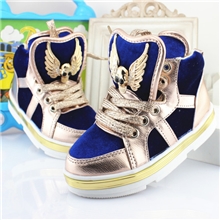 童鞋批发韩版儿童时装鞋男童女童中邦单鞋亮片金属软底舒适皮鞋