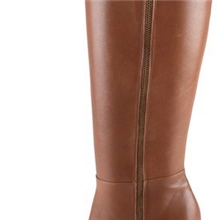 外贸女鞋真皮高跟防水台高筒靴女靴