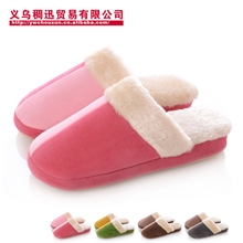 喜来遛家居棉拖鞋冬季拖鞋家居鞋冬季居家情侣拖保暖拖鞋新