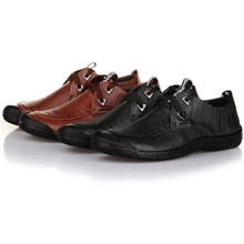 UPP秋冬新款男士方头皮鞋时尚韩版英伦皮鞋板鞋商务休闲鞋