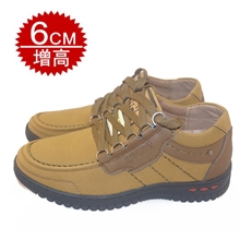 秋冬新款男鞋休闲男鞋批发男士透气鞋隐形增高鞋內增高6cm男鞋