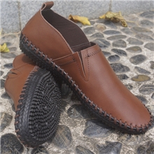 秋季新款真皮男鞋正品休闲鞋批发时尚英伦风套脚男鞋休闲男鞋