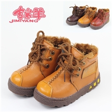 【伙拼】韩版时尚新款儿童加绒加厚保暖休闲童棉鞋鞋批发