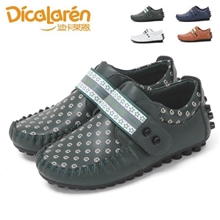 迪卡莱恩童鞋批发2013秋新款小童男豆豆鞋时尚单鞋0730005