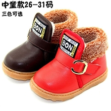 2013冬季新款童鞋小中童加绒内里保暖雪地靴棉鞋棉靴牛筋软底