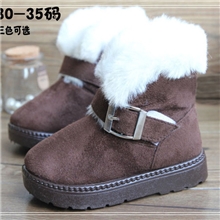 2013新款儿童雪地靴魔术贴保暖儿童棉靴加厚棉鞋厂家批发