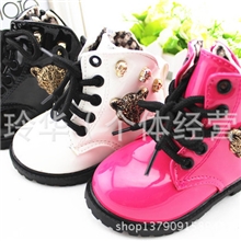 13韩版可爱小童棉鞋保暖金属装饰淘宝热销中帮大气时尚防滑童
