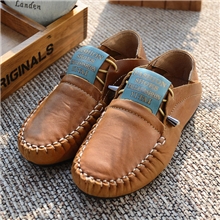 贝然童鞋607真皮牛皮英伦豆豆男童休闲潮款单鞋皮鞋韩版两穿