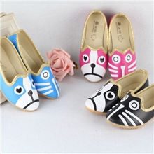 2013秋季新款女童儿童鞋小猫小狗亲子鞋猫狗鞋猫咪皮鞋单鞋