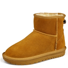 2013冬季新款雪地靴女式短筒保暖靴子低筒短靴潮真皮牛皮耐磨