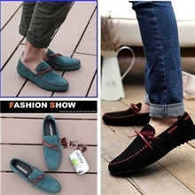 驾车男鞋子新款男磨砂豆豆鞋英伦韩版男士休闲鞋时尚潮流懒人鞋