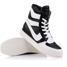 2013韩版潮鞋王菲同款蛇纹真皮拼色休闲女鞋子街舞厚底高帮鞋短靴