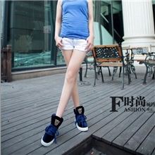 金丝绒女鞋潮2013秋内增高休闲鞋女鞋欧洲站厚底松糕鞋厂家批发