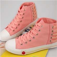 2013年春季韩版糖果色女鞋后系带时尚经典女式帆布鞋爆款