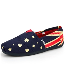 橡胶底星星国旗款帆布鞋韩版低帮懒人鞋代购正品e度同款单鞋女