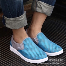 厂家直销男鞋批发韩版休闲鞋男士帆布鞋英伦时尚鞋格子板鞋