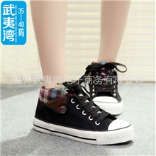 武夷湾/GUOAN工厂直销淘宝爆款保暖格子女款雪地棉棉鞋批发A8