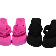 2013淘宝爆款松糕人字拖批发毛巾拖鞋糖果色时尚女士必备拖鞋