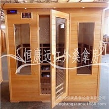 厂家直销四人豪华型电气石汗蒸房、家用托玛琳汗蒸房报价