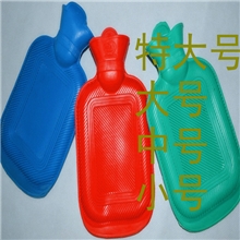 秋冬热销橡胶加水热水袋标准级双面细纹冲水暖手宝批发