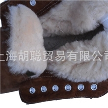 羊毛大头鞋羊毛大头靴羊毛皮靴保暖靴防寒防冻冷库穿皮靴