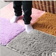 日式风格可水洗超柔细丝毛客厅卧室防滑地毯地垫