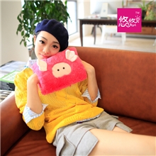 悠悠正品十二星座暖手宝卡通热水袋防爆可拆洗卡通双插