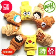 充水北极绒暖手宝电暖宝热水袋暖水袋冲水PVC橡胶插手热水袋