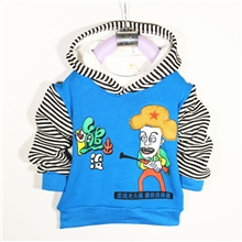 2013新款秋冬季卡通加厚不倒绒童装长袖T恤熊出没批发促销