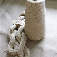供应大麻湿纺漂白纱15NmLs