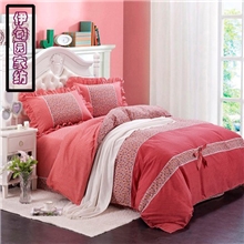 床上用品伊甸园家纺四件套韩版亲肤绒四件套厂家直销