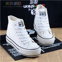 2013新款夏款松糕厚底隐形内增高休闲帆布鞋高帮透气女鞋厂家批发