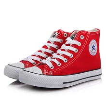 2013新款韩版潮流女式情侣高帮帆布鞋板鞋日常休闲潮流型正品鞋