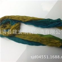 德清厂家低价回馈老客渐变手绘印花压皱丝巾长巾