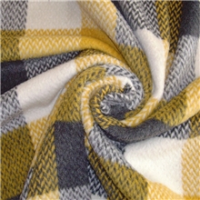厂家直销现货零售米样专拍粗纺毛呢格子江阴秋冬大衣面料